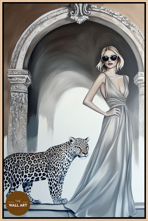 images/products/lady_and_leopard_i/lady_and leopard I_OAK.jpg